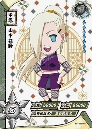Ino Yamanaka NR-TR-050 Naruto trading card