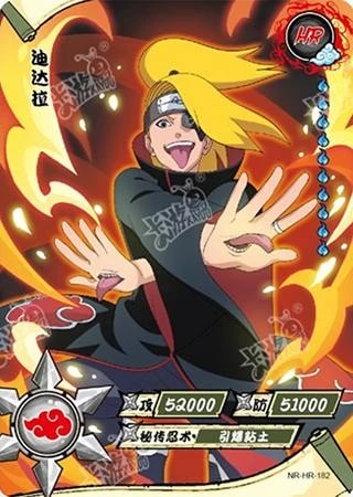 Deidara card artwork