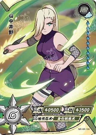 Ino Yamanaka NR-HR-186 Naruto trading card