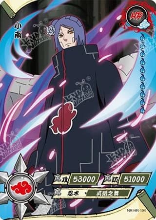 Konan NR-HR-194 Naruto trading card