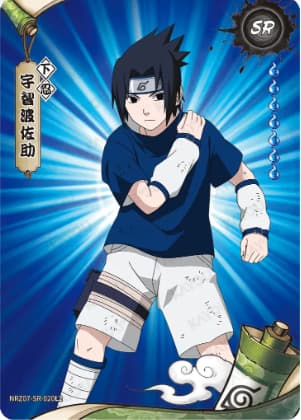 Sasuke Uchiha NRZ07-SR-020 Naruto trading card
