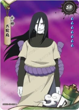 Orochimaru NRZ08-SR-002 Naruto trading card